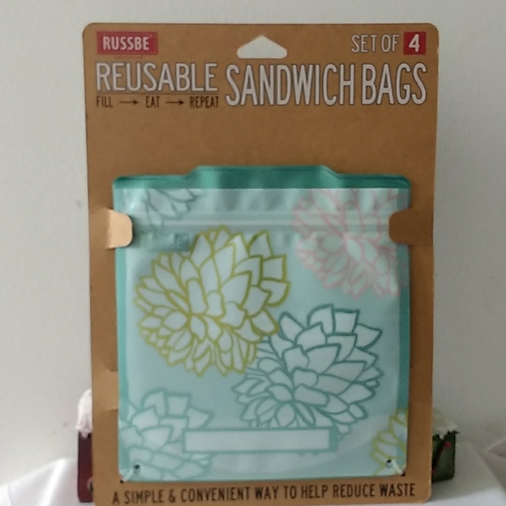 Russbe Reusable Sandwich Bags 3/$20
